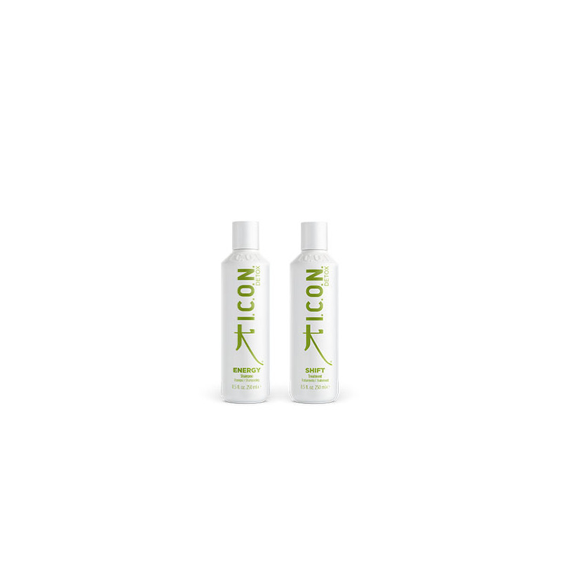 Elimina l'olio dai capelli con ICON Detox Pack