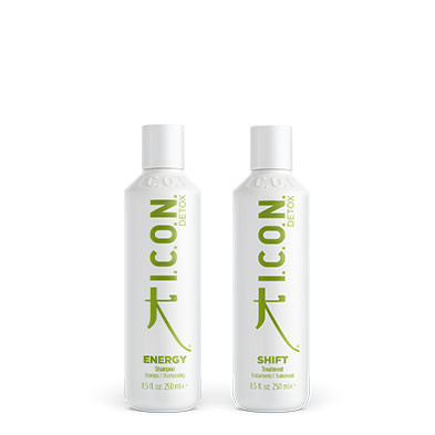 Elimina l'olio dai capelli con ICON Detox Pack