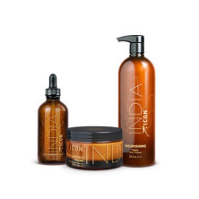 Nuovo pacchetto idrico ICON INDIA! Shampoo + Maschera + OLIO da 1L